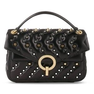 Sandro Crossbody studded leather Yza bag